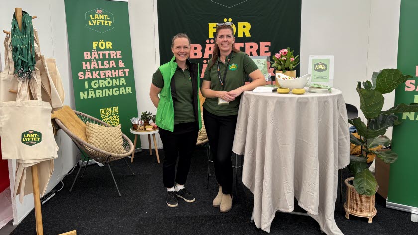 Åsa-Lina Nordlund, förändringsledare, och Ebba Zettergren, kommunikatör, Lantlyftet.