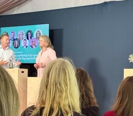 Deltagare på Gröna arbetsgivares seminarium i Almedalen om offentlig upphandling