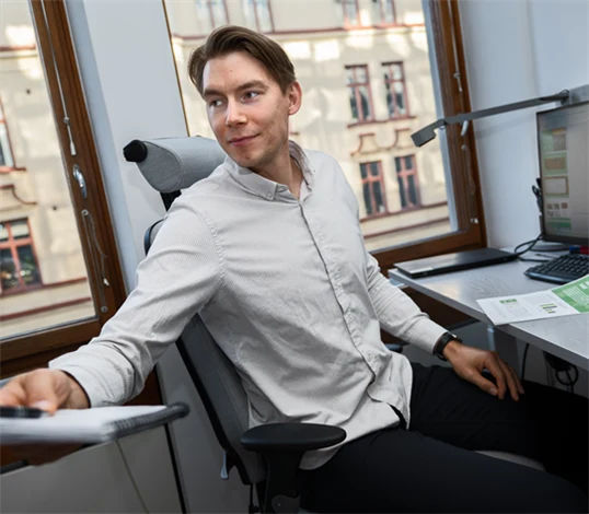 Bild på Joakim Wirén, chefsekonom på Gröna arbetsgivare.