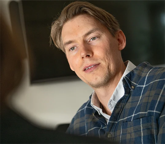 Bild på Joakim Wirén, chefsekonom på Gröna arbetsgivare.