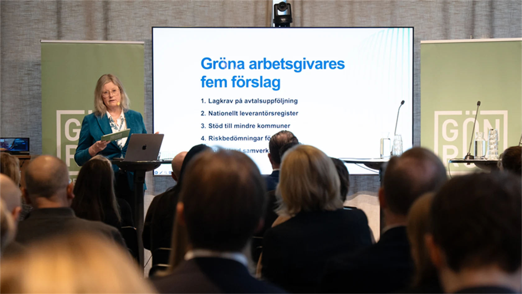 Bild på Emma Terander, arbetsmarknadschef på Gröna arbetsgivare.