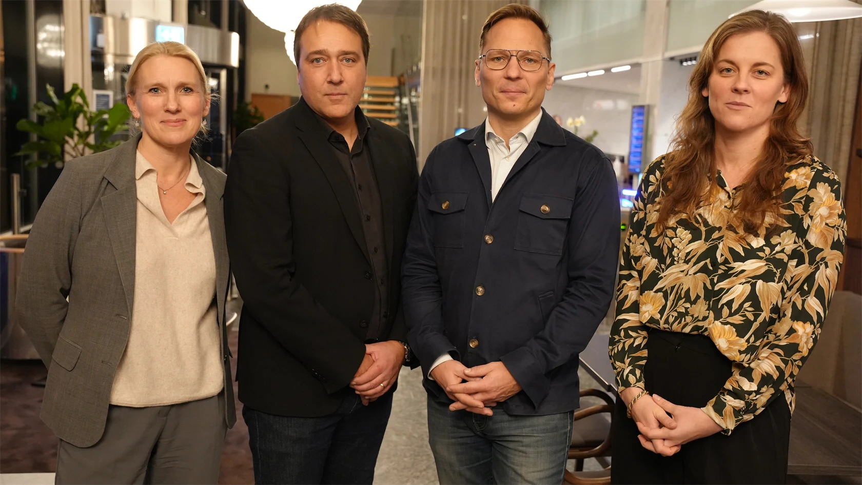 Anna Vargö, Gröna arbetsgivare, Joakim Oscarsson, Fastighetsanställdas Förbund, Johan Ingelskog, Kommunal och Lovisa Nellevad, Gröna arbetsgivare.