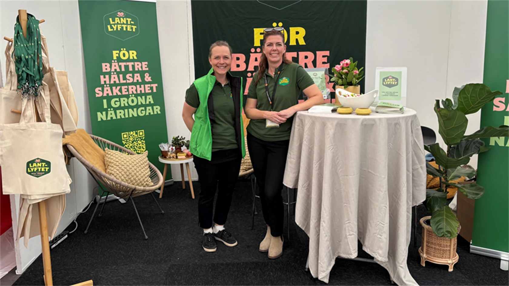 Åsa-Lina Nordlund, förändringsledare, och Ebba Zettergren, kommunikatör, Lantlyftet.