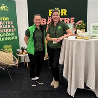 Åsa-Lina Nordlund, förändringsledare, och Ebba Zettergren, kommunikatör, Lantlyftet.