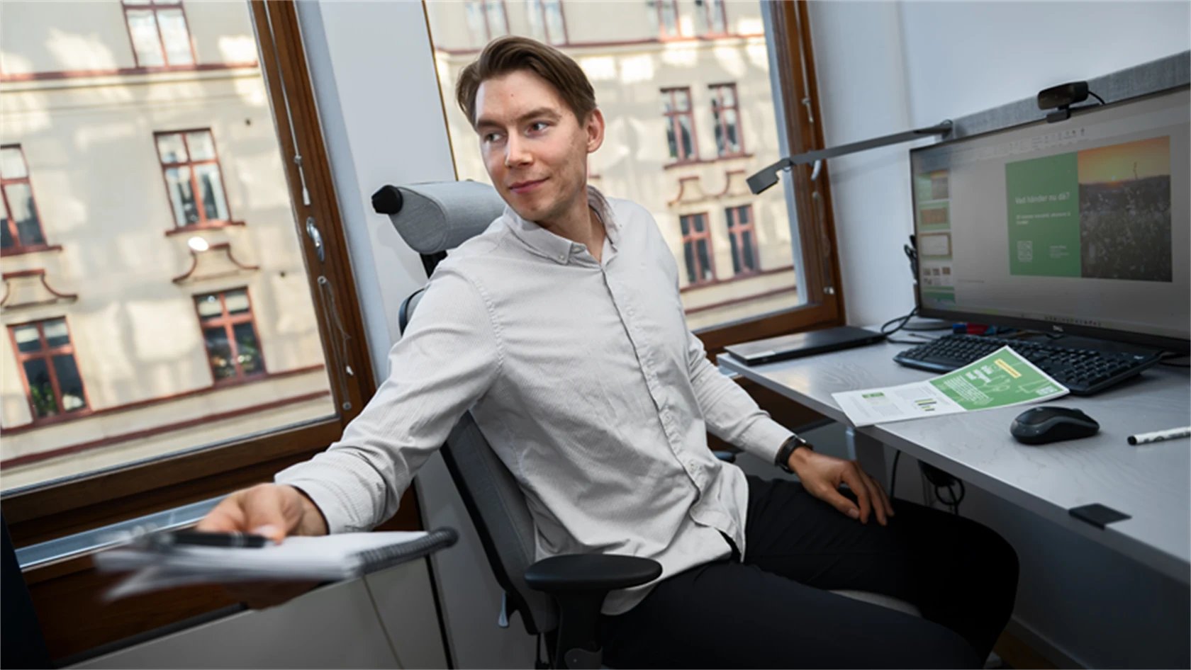 Bild på Joakim Wirén, chefsekonom på Gröna arbetsgivare.