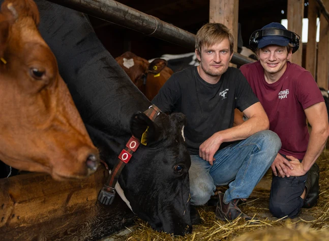 Bild på Johan och Björn Daniels.