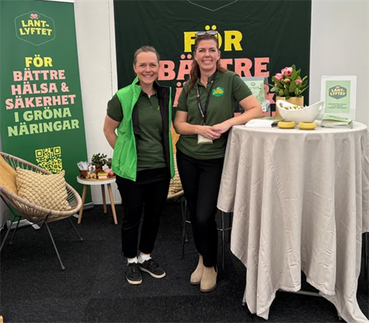 Åsa-Lina Nordlund, förändringsledare, och Ebba Zettergren, kommunikatör, Lantlyftet.