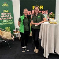 Åsa-Lina Nordlund, förändringsledare, och Ebba Zettergren, kommunikatör, Lantlyftet.