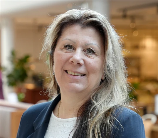 Bild på Pia Madsen, förhandlare på Gröna arbetsgivare.